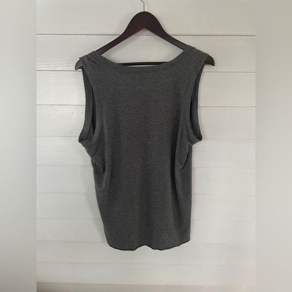 3/25 Dark Grey Maurice’s Tank Top with Metal Circle Detail - Picture 2 of 8